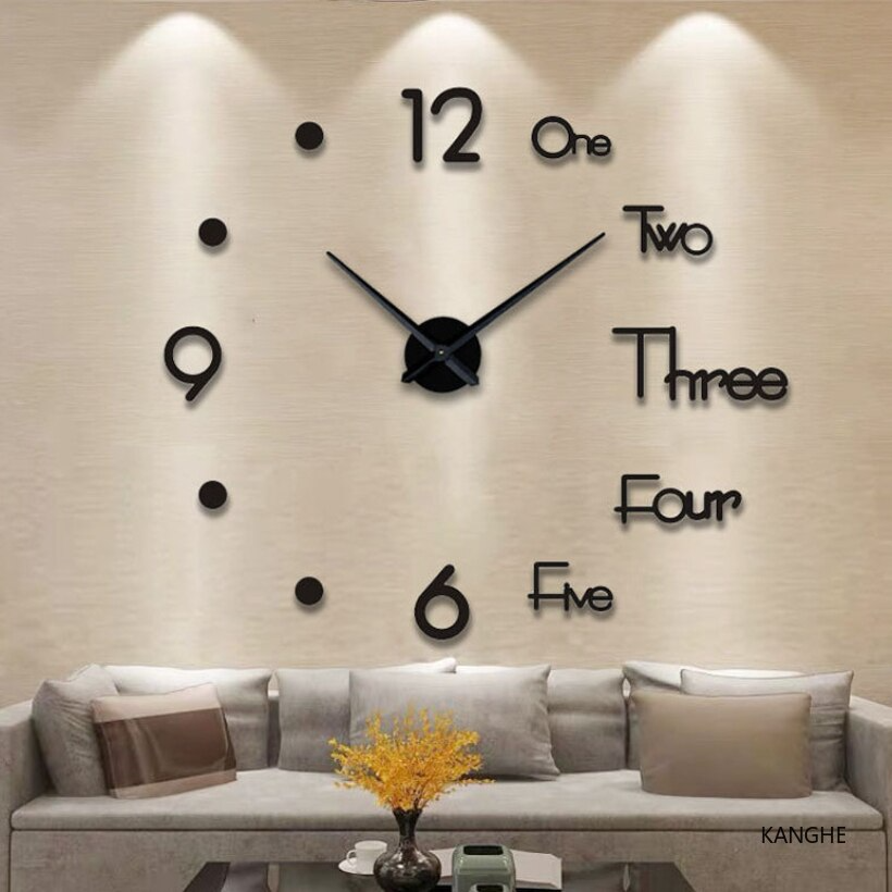 Modern 3D Wall Clock | Add an Elegant Decoration to Your Home