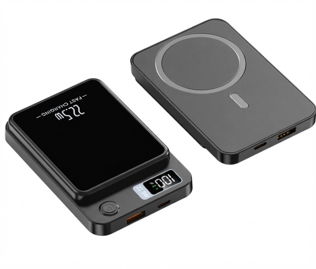 Magnetic Power Bank – Ultra-Slim with Super-Fast Wireless Charging