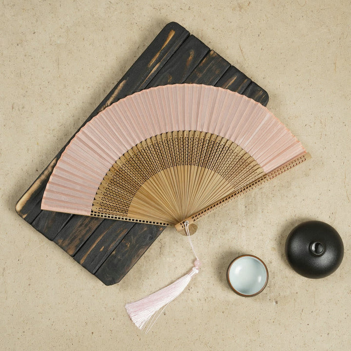 Bamboo Silk Fan