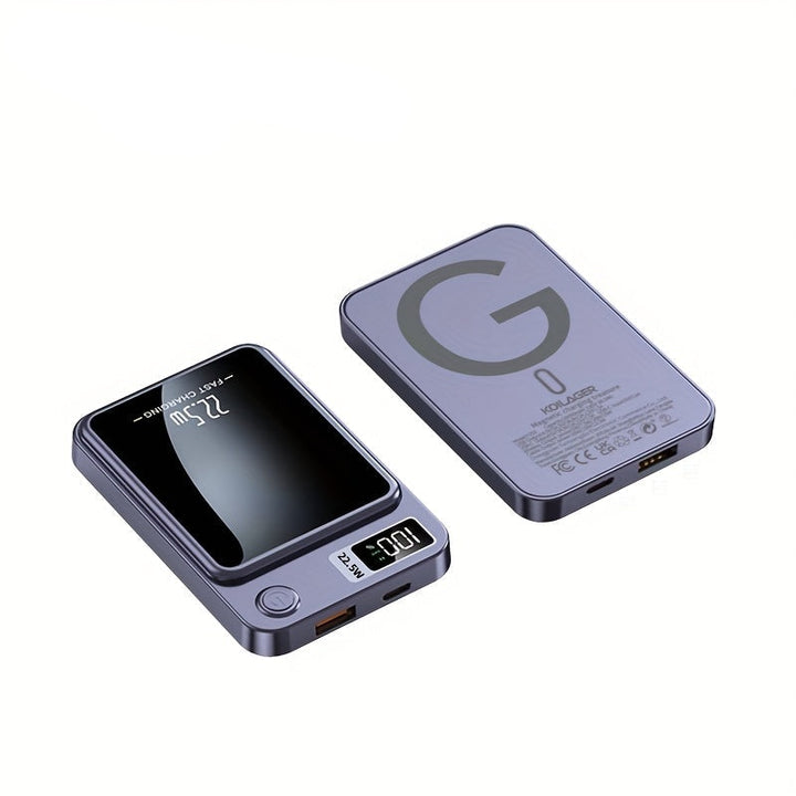Magnetic Power Bank – Ultra-Slim with Super-Fast Wireless Charging
