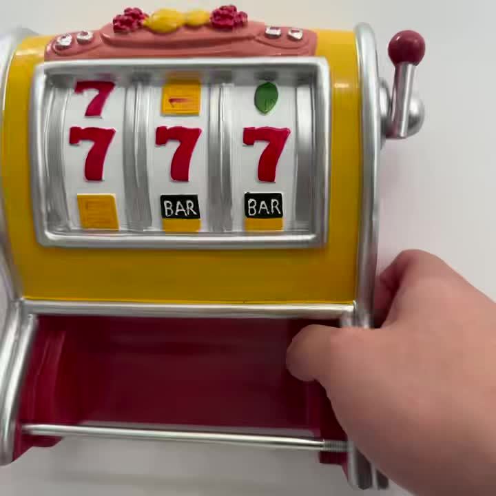 Jackpot Toilet Roll Holder – Slot Machine Design & Wall-Mounted