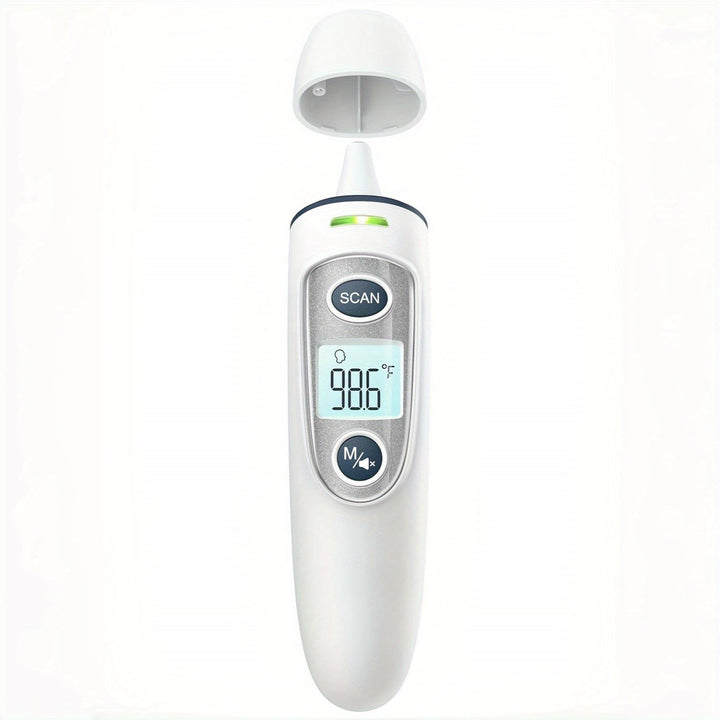 2-in-1 Digital Thermometer with 1-Second Fast Measurement – Suitable for Forehead and Ear