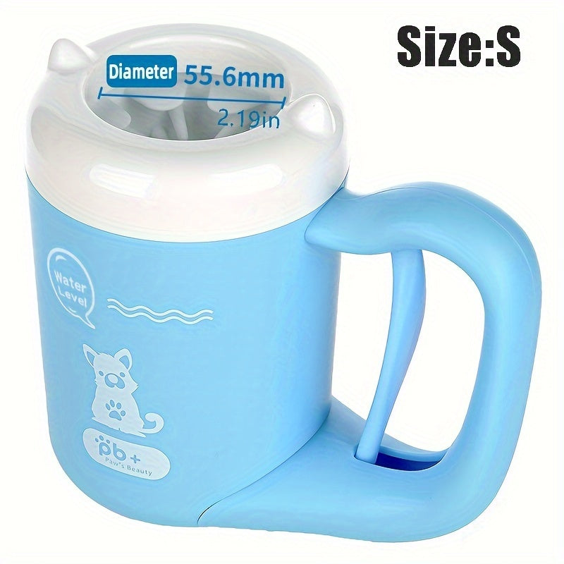 Silicone Pet Paw Cleaning Cup – Portable Soft Brush for Washing Paws