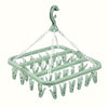 Foldable Clothes Airer with Clips – Space-Saving and Practical for Small Laundry Loads