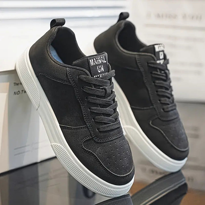 Men's Suede Walking Shoes with Comfortable Sole and Style - Marco