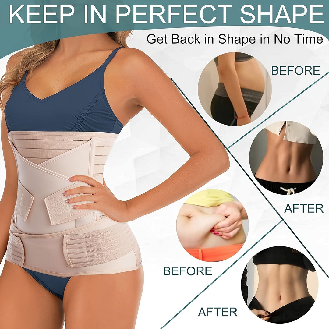 3-in-1 Postpartum Belt – Comfortable, Adjustable Support for Postnatal Recovery