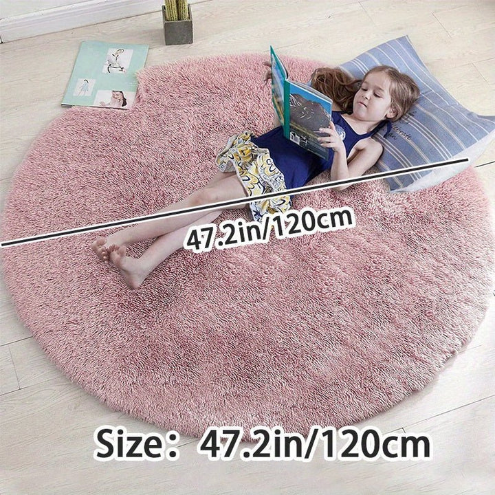 Round Fluffy Rug - Clouda