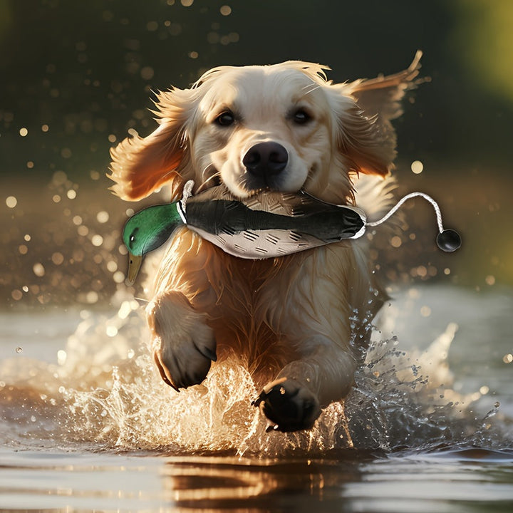 Mallard Retriever – Langlebiges Kunststoff-Trainingsspielzeug in Entenform