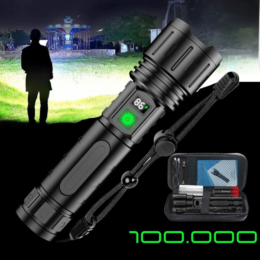 100000 Lumen Flashlight