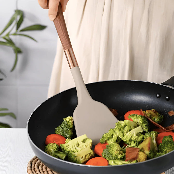 Luxe Silicone Cooking Utensils 10-Piece Set