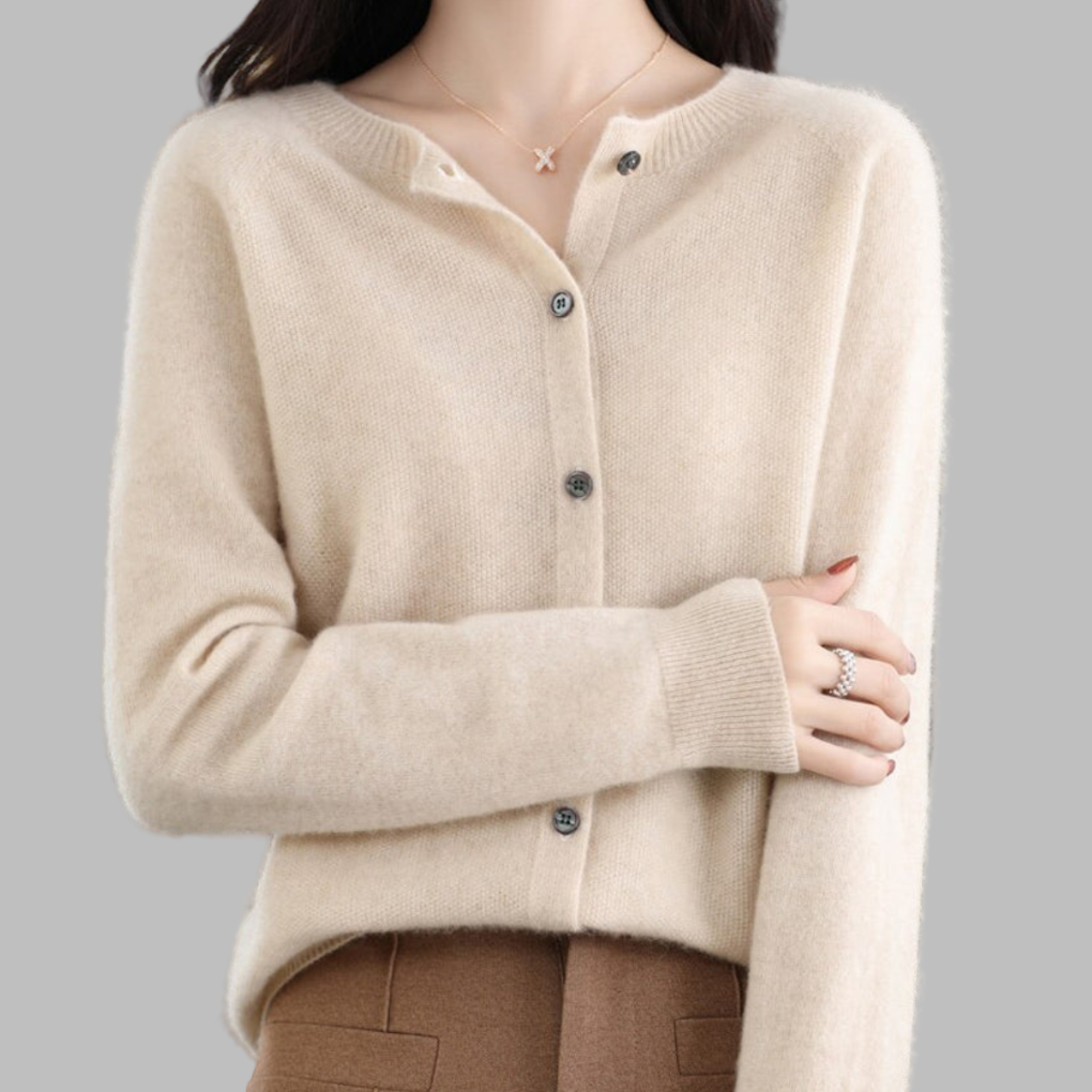 Women’s O-Neck Cardigan