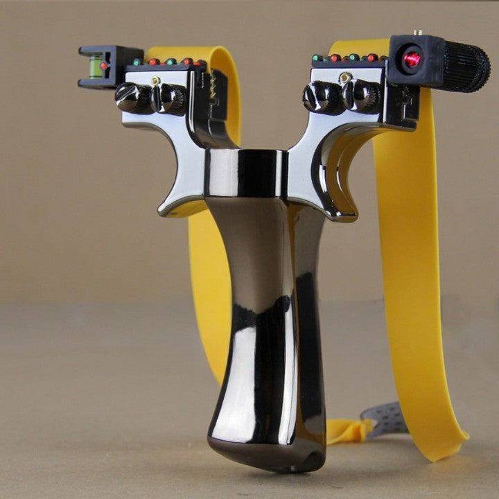 High-Precision Slingshot with Laser Lock