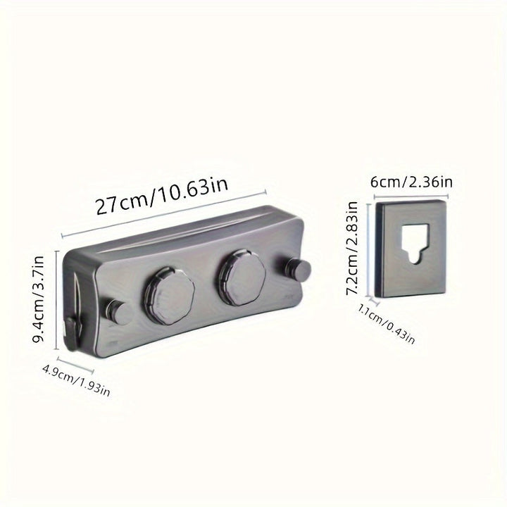 FlexiLine Double Retractable Clothesline for Heavy Loads - Compact, Space-Saving Design