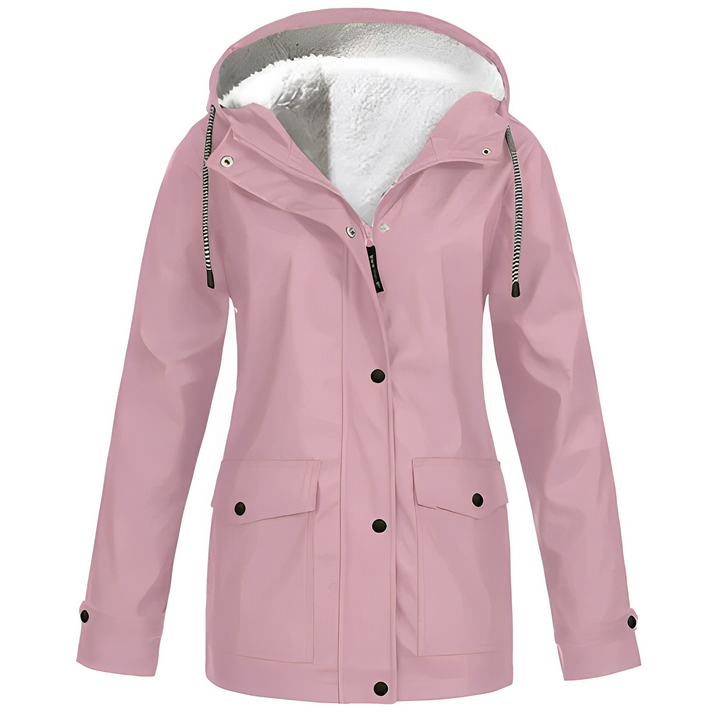 Fleece-Lined Women's Raincoat - WarmWarder