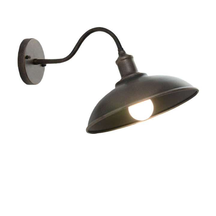 Vintage Industrial Iron Outdoor Wall Lamp LED 1 Light