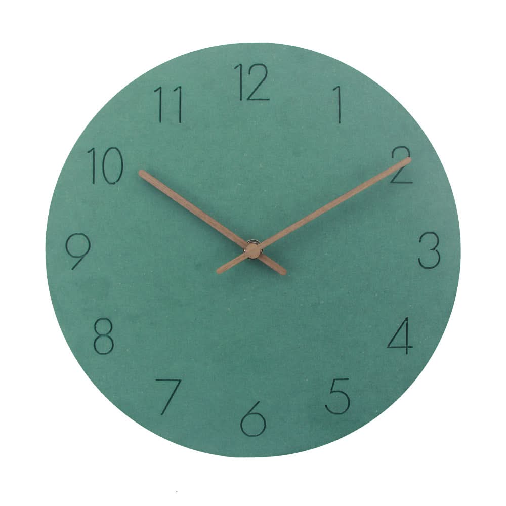 NordWhisper Wall Clock – Silent Nordic-Style Wall Clock for Modern Spaces