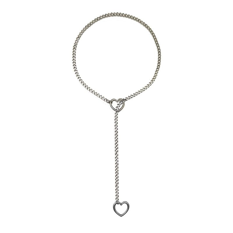 Gothic-Punk Heart-Shaped Necklace
