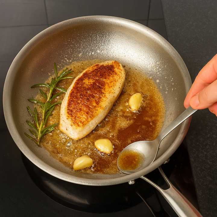 Titanium Cookware Set – Pot, Kitchen Utensils & Chopping Board | Essentials for a Sustainable Kitchen