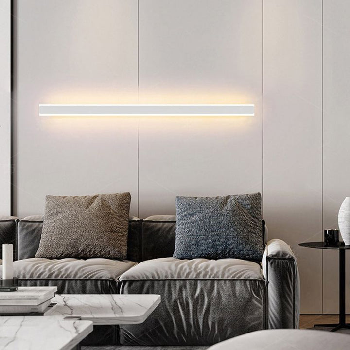 Arisha Minimalist Linear LED Wall Light Gold/Black/White Bedroom