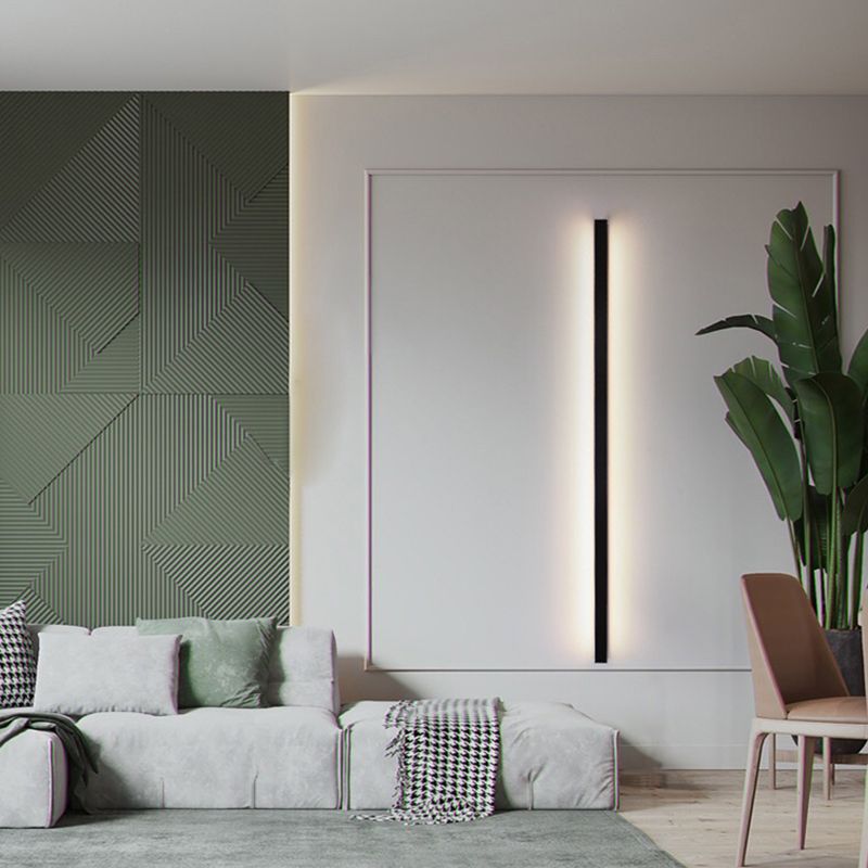 Arisha Minimalist Linear LED Wall Light Gold/Black/White Bedroom