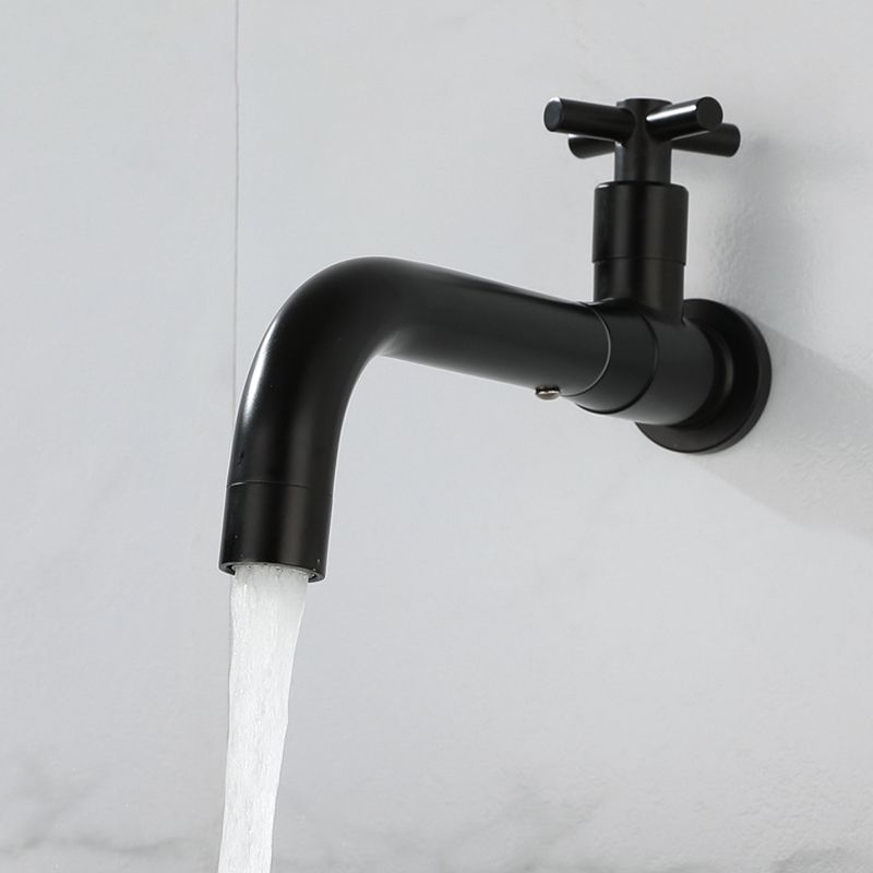 Modern Single-Lever Wall-Mounted Basin Mixer Tap with 1 Hole