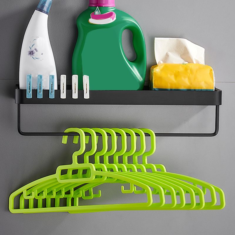 Modern Matte Black Bathroom Set 1/2 - Stainless Steel Bathroom Shelf