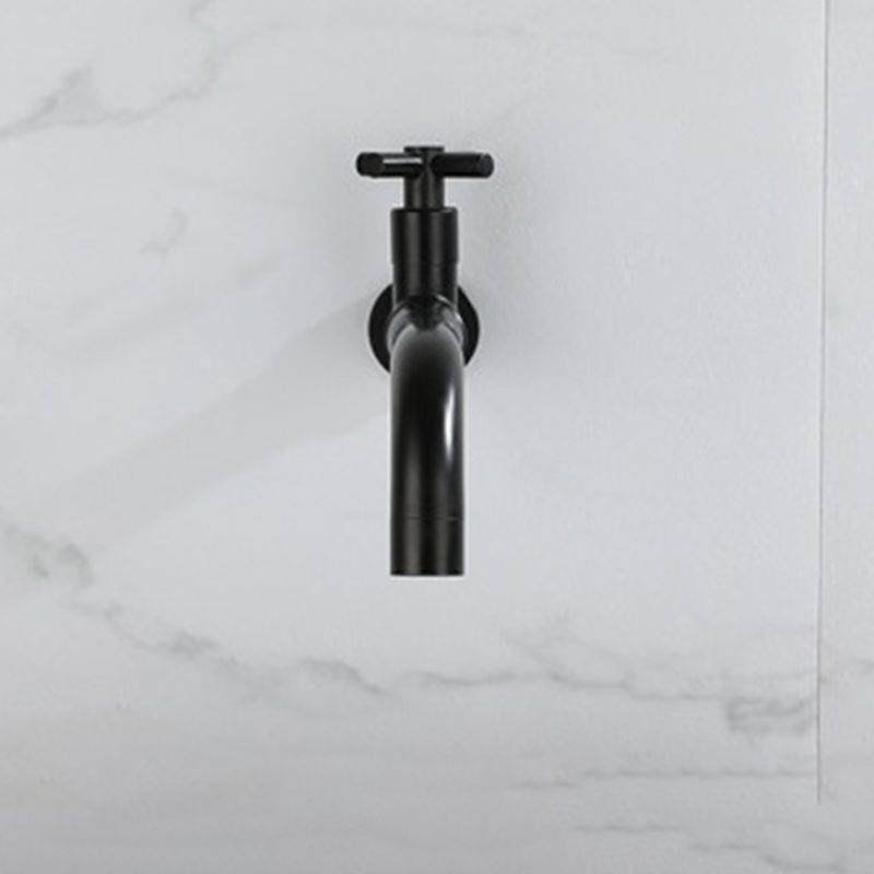 Modern Single-Lever Wall-Mounted Basin Mixer Tap with 1 Hole