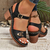 Casual Buckle Sandals with Supportive Design