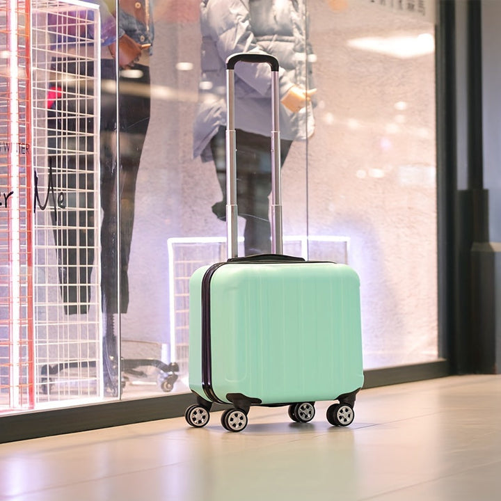 Elegant 18-Inch Suitcase – Cabin Hand Luggage with Silent Wheels and Sturdy Frame