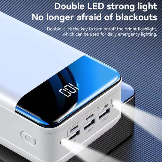 Voltaro Powerbank 50.000 mAh | Ultra-Schnellladung | Für Laptop, Tablet und Smartphone | Kompakt und Extrem Leistungsstark