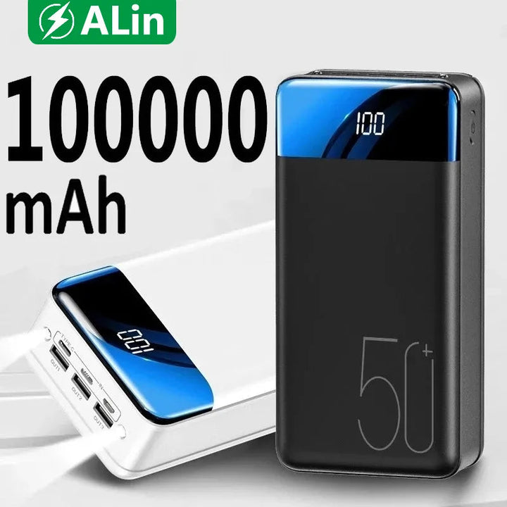 Voltaro Powerbank 50.000 mAh | Ultra-Schnellladung | Für Laptop, Tablet und Smartphone | Kompakt und Extrem Leistungsstark