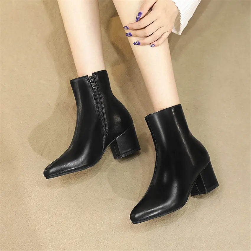 The Ankle Boots – Bold Silver Finish with Comfortable Design