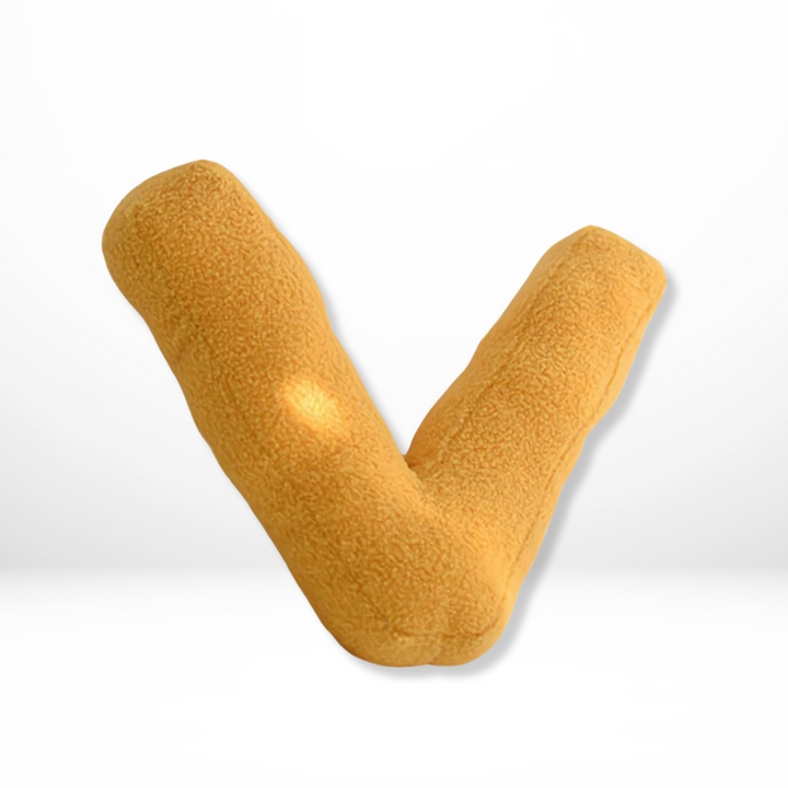 Avenia - Velvet Decorative Cushion with Letters from A to Z