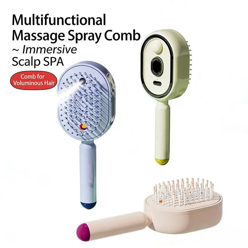 Spray Air Cushion Massage Comb for Smooth, Stress-Free Hair