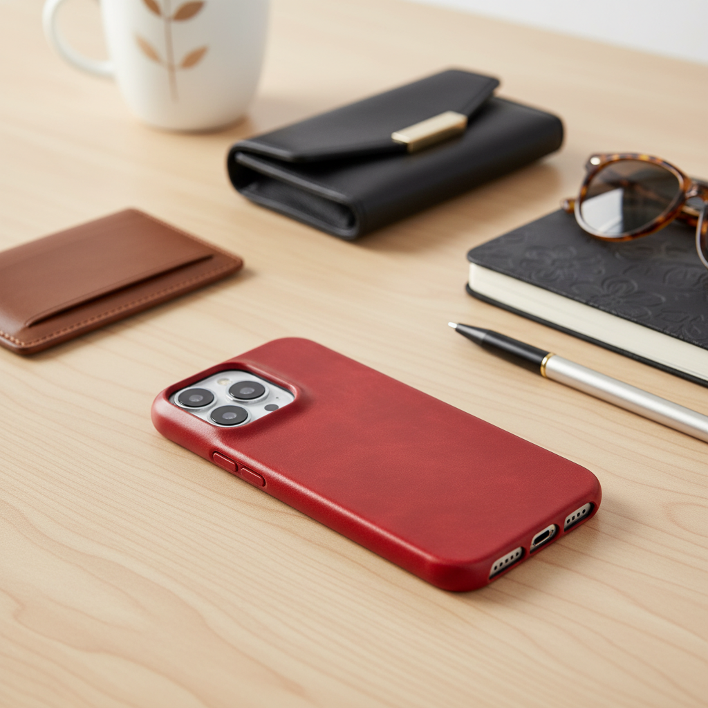 Genuine Oil Wax Leather Case for Apple iPhone
