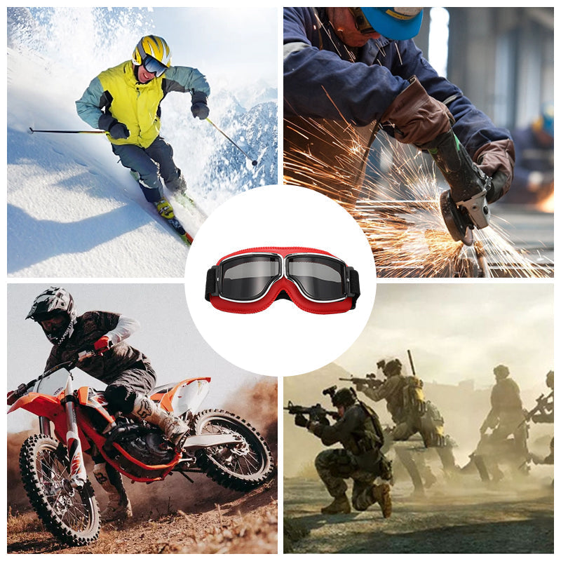 Vintage Motorcycle Glasses
