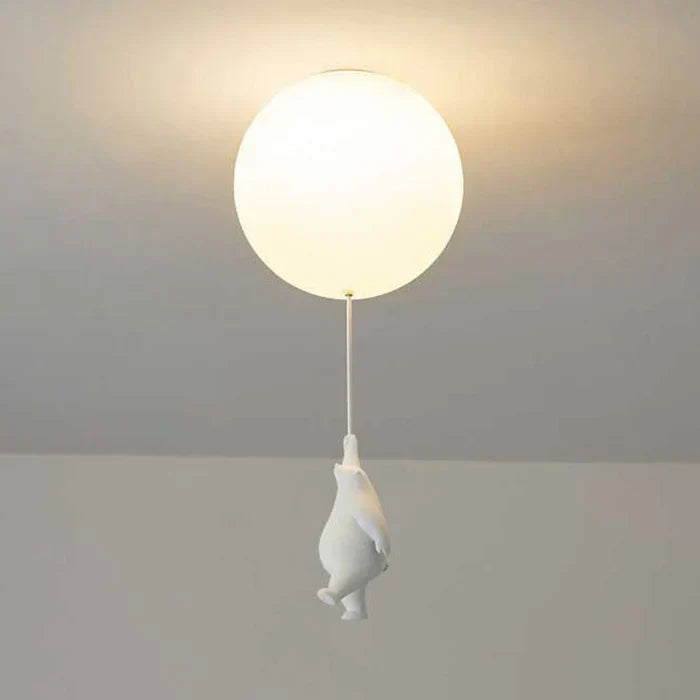 CloudBear Children's Ceiling Lamp with Bear and Balloon