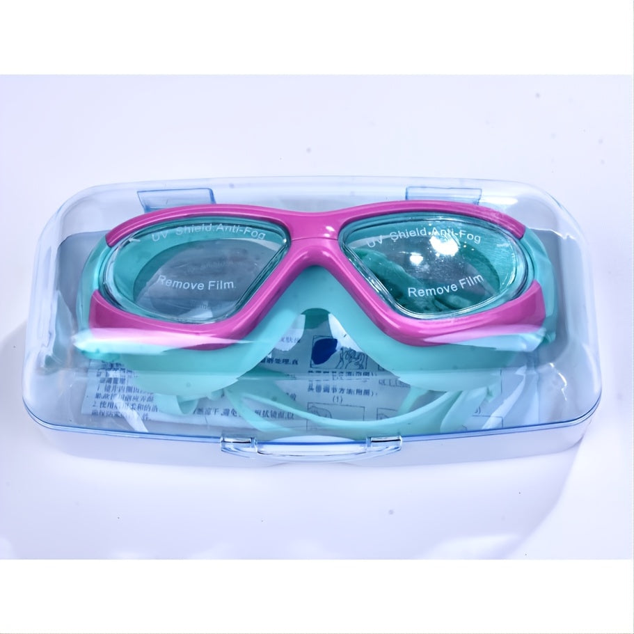 Schwimmbrille für Kinder mit großer Fassung – Komfortabel und Antifog für Wasserspaß