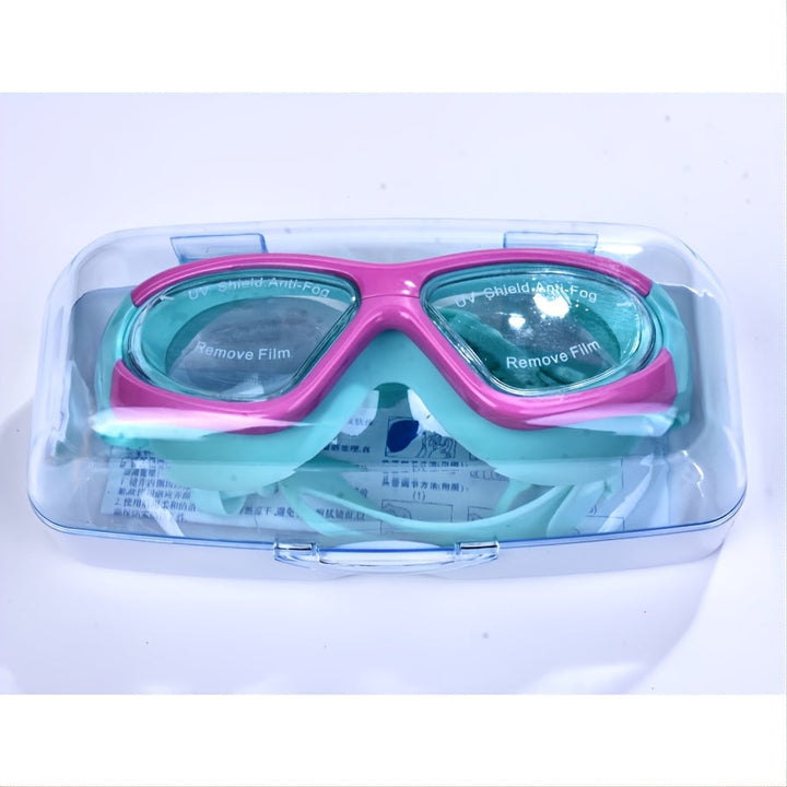 Schwimmbrille für Kinder mit großer Fassung – Komfortabel und Antifog für Wasserspaß