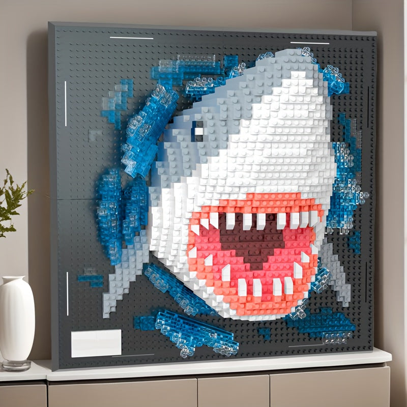 3D Creative Building Blocks – Shark and Eagle Collection