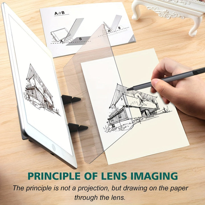 Optical Drawing Board – Perfect for Sketching and Tracing Images