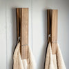 Wooden Towel Holder – Wall-Mounted Solution for Bathroom or Utility Room