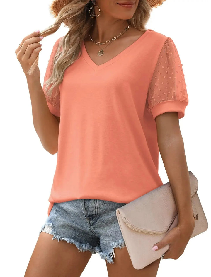 V-neck Linen Top – Effortless Elegance and Ultimate Comfort