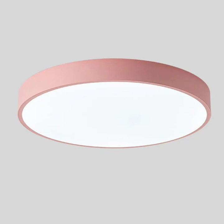 Delos Scandi Wooden Ceiling Light | Natural LED Designer Light