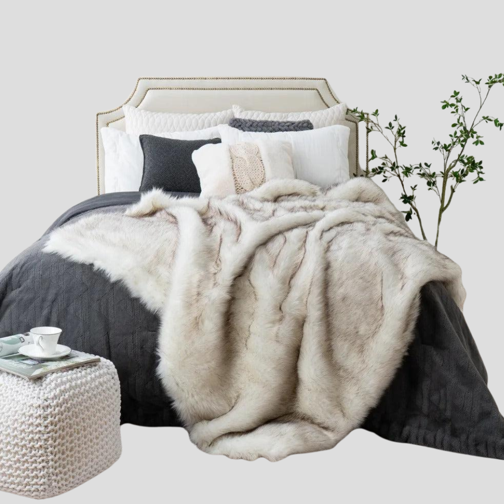 Luxury Faux Fur Throw Blanket