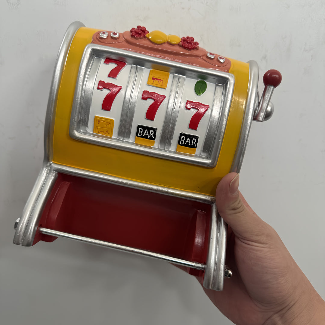 Jackpot Toilet Roll Holder – Slot Machine Design & Wall-Mounted
