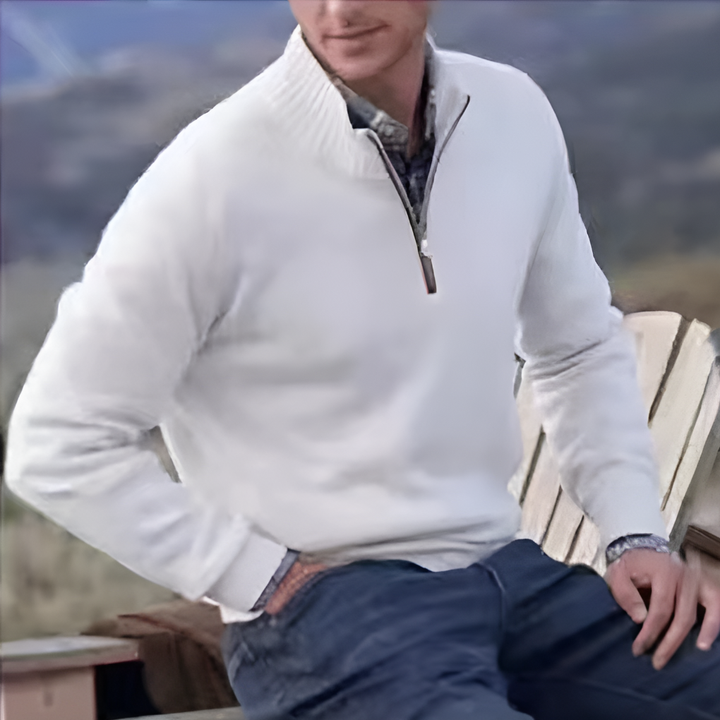 Men’s Half-Zip Sweater – Stylish Layering Choice