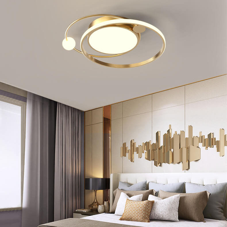 Round LED Ceiling Lamp | Minimal Nordic Design