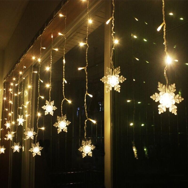 LED Snowflake Fairy Lights | Indoor & Outdoor