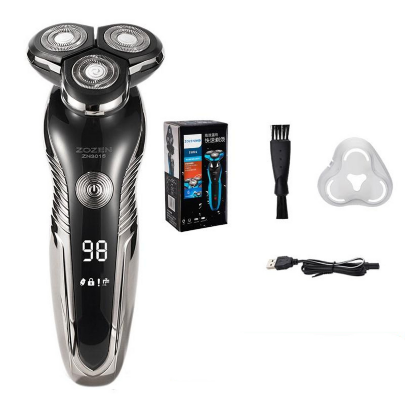 Rechargeable wet and dry shaver